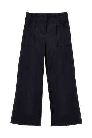 black cotton trousers PHILOSOPHY KIDS | I1E4115133P050